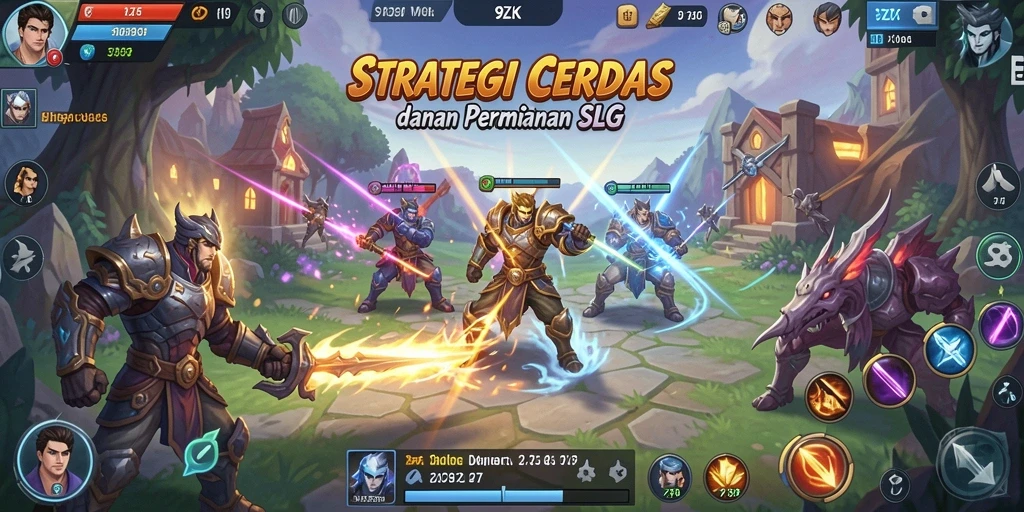 Tampilan gameplay SLG yang seru dan strategis.