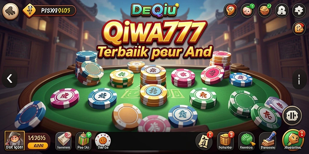 Screenshot menunjukkan momen seru permainan QiuQiu di DEWA777.