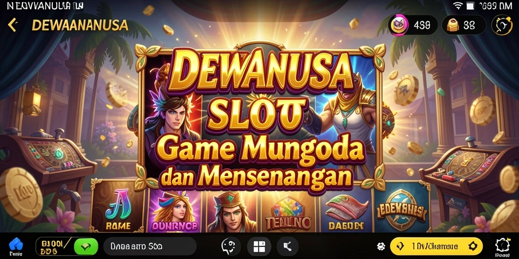 Tampilan menarik dari gameplay DEWANUSA yang penuh warna.