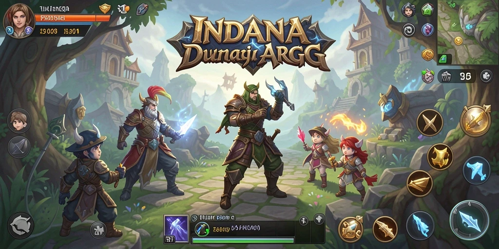 Menampilkan aksi seru dalam gameplay ARPG INDAAA.