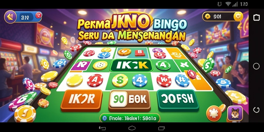 Tampilan gameplay seru JKTOK saat bermain Bingo.