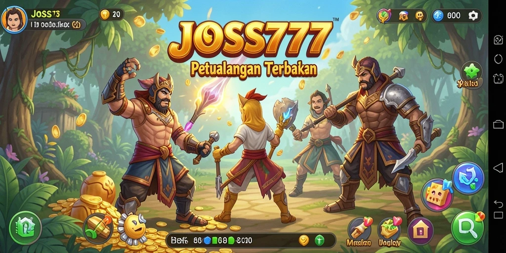 Tampilan gameplay seru dan mendalam dalam dunia terbuka JOSS777.