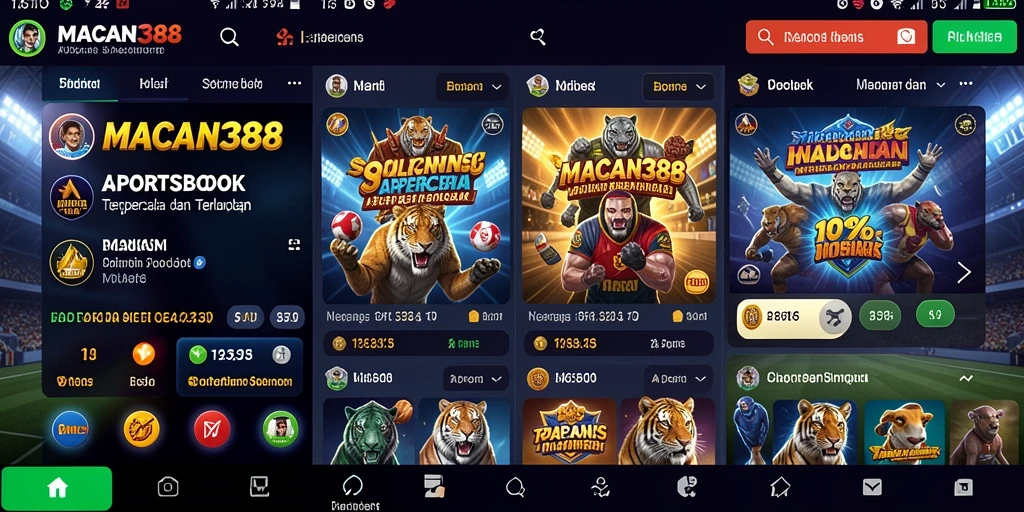 Tampilan antarmuka <strong>MACAN388</strong> yang menarik dan mudah digunakan.