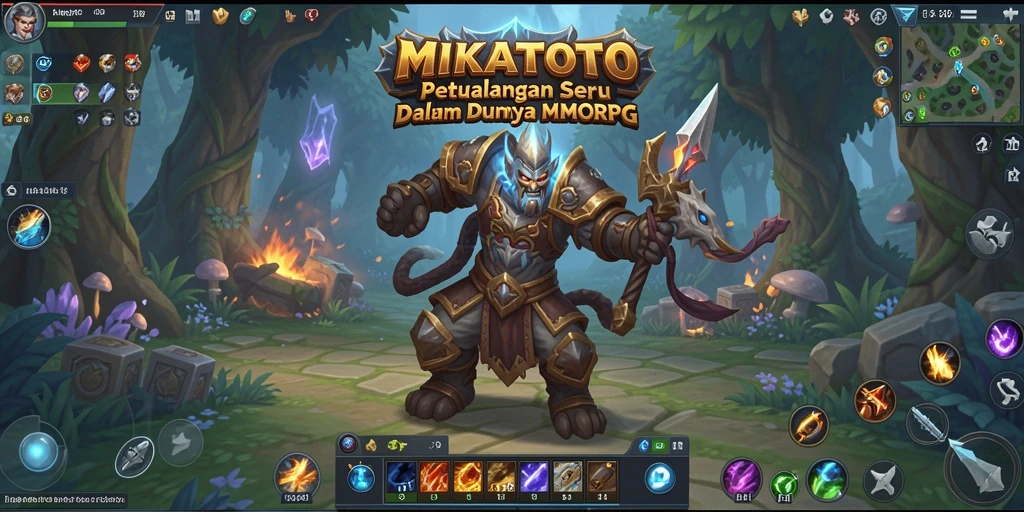 Screenshot gameplay MIKATOTO yang menampilkan aksi seru dalam MMORPG.