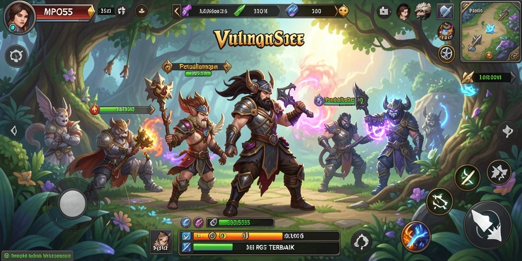 Tampilan gameplay RPG MPO555 yang mendebarkan dan penuh petualangan.