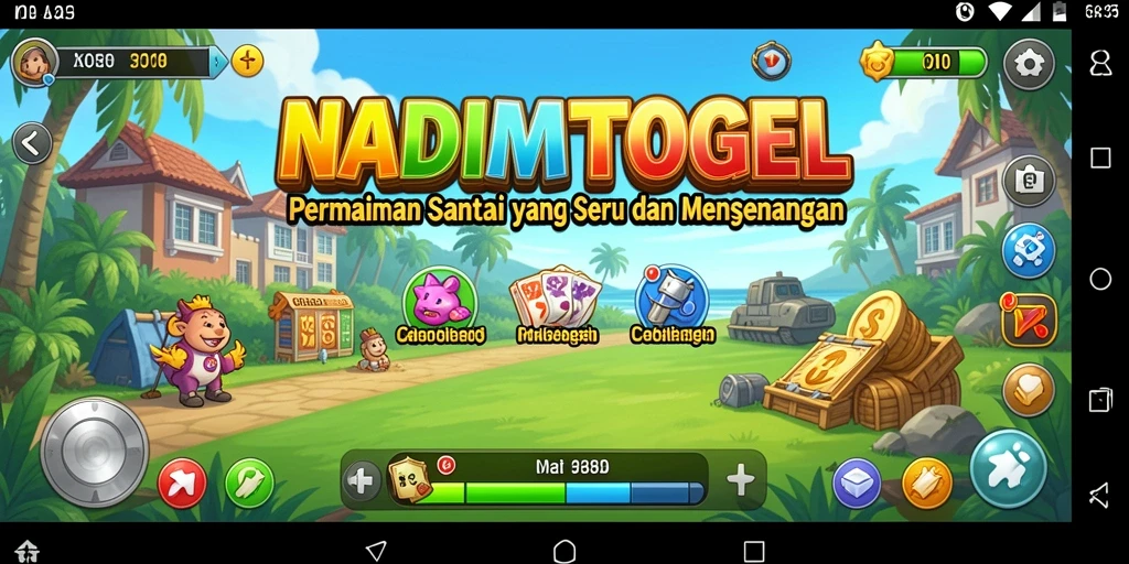 Tampilan menakjubkan dengan gameplay yang menarik saat bermain NADIMTOGEL.