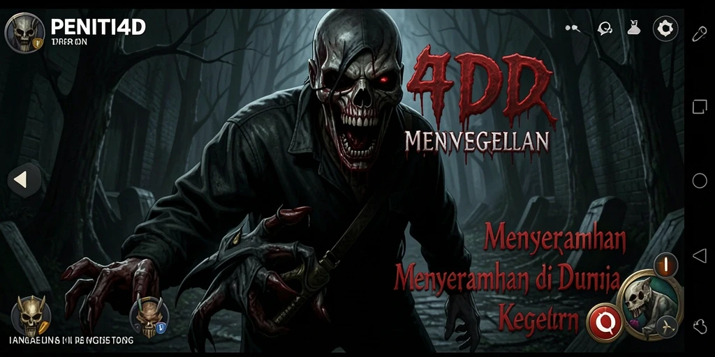 Tangkapan layar menampilkan ketegangan dan kengerian dalam PENITI4D.