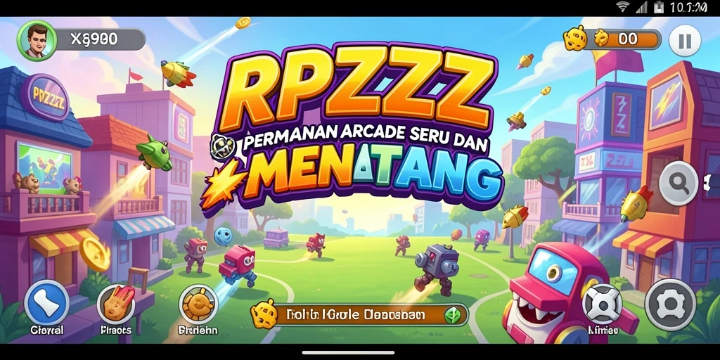 Tampilan menarik dari gameplay RPZZZ yang seru dan menantang.