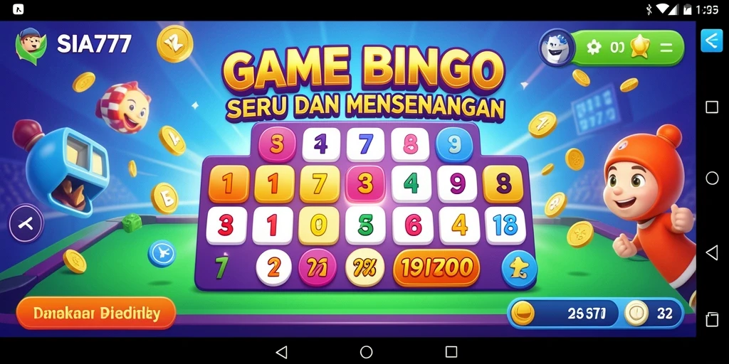 Gameplay Bingo yang seru dengan tampilan menarik