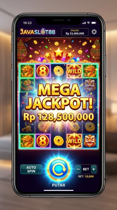 Menu navigasi aplikasi javaslot88 yang mudah digunakan.